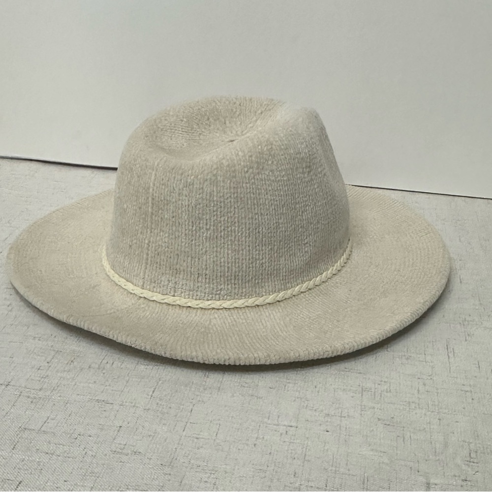 🤍 Vince Camuto Women’s White Chenille Panama Hat – One Size - Picture 6 of 9